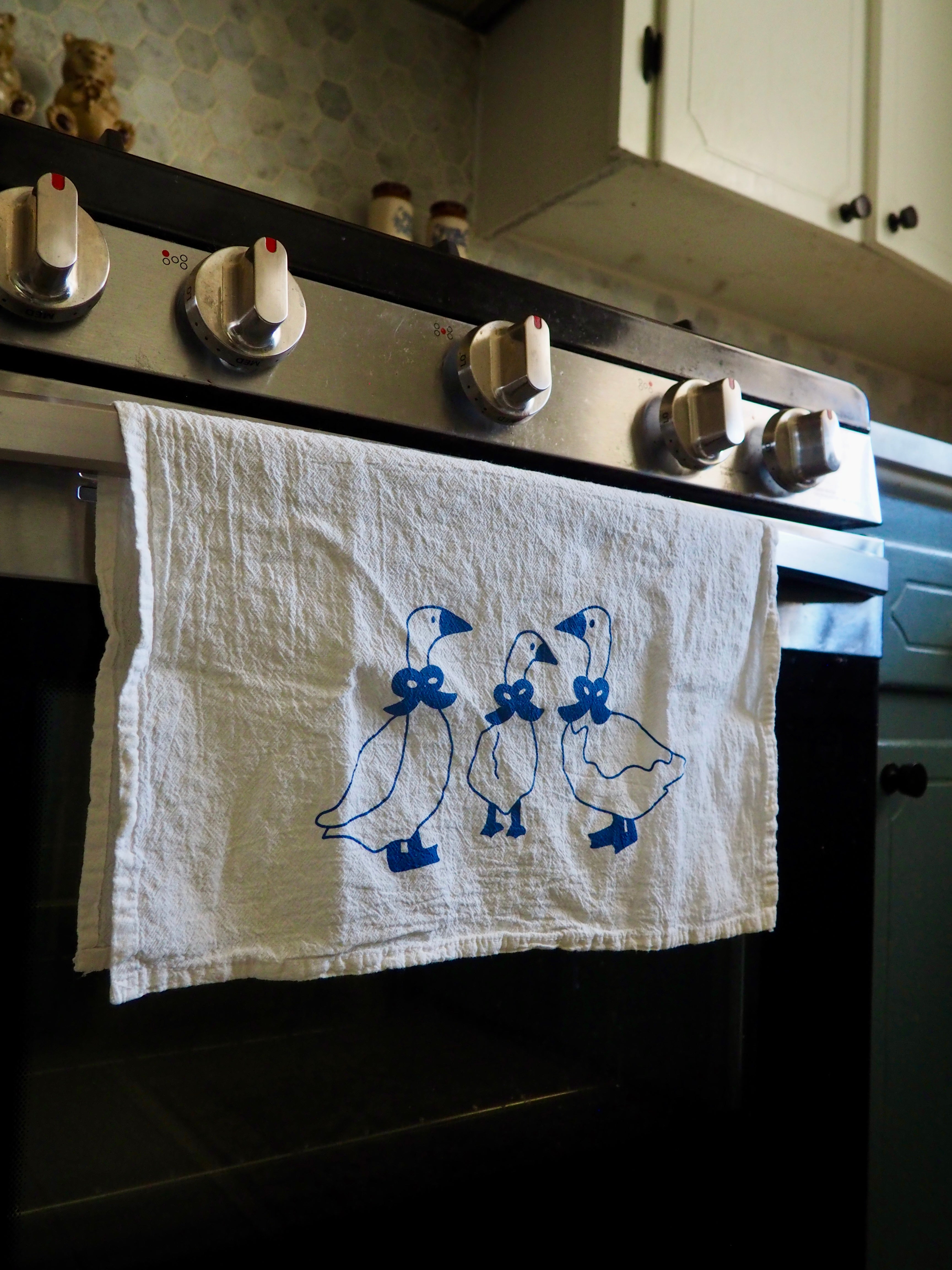 Geese Tea Towel