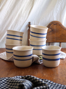 Small Drinking Cup with Blue Stripes