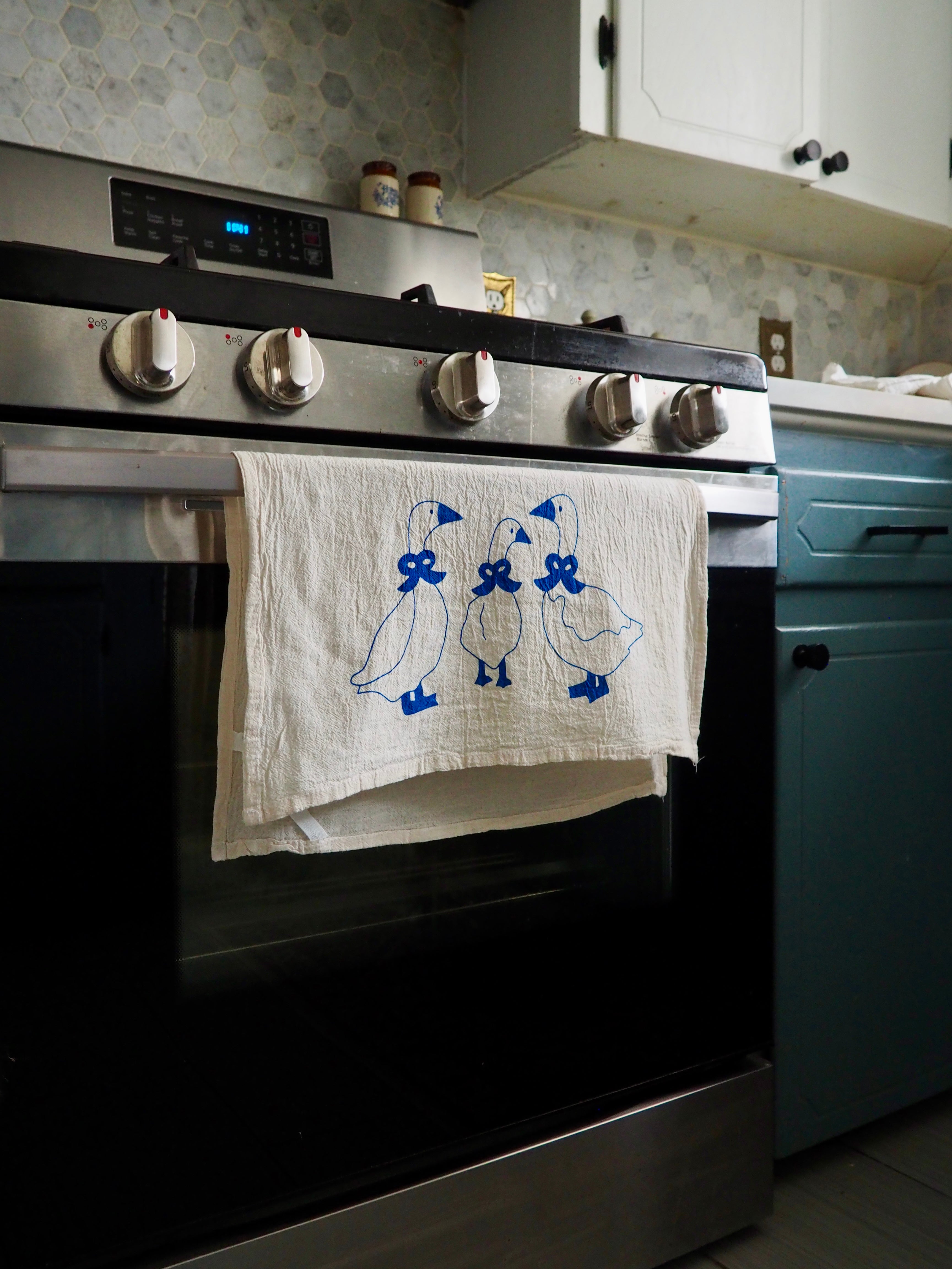 Geese Tea Towel