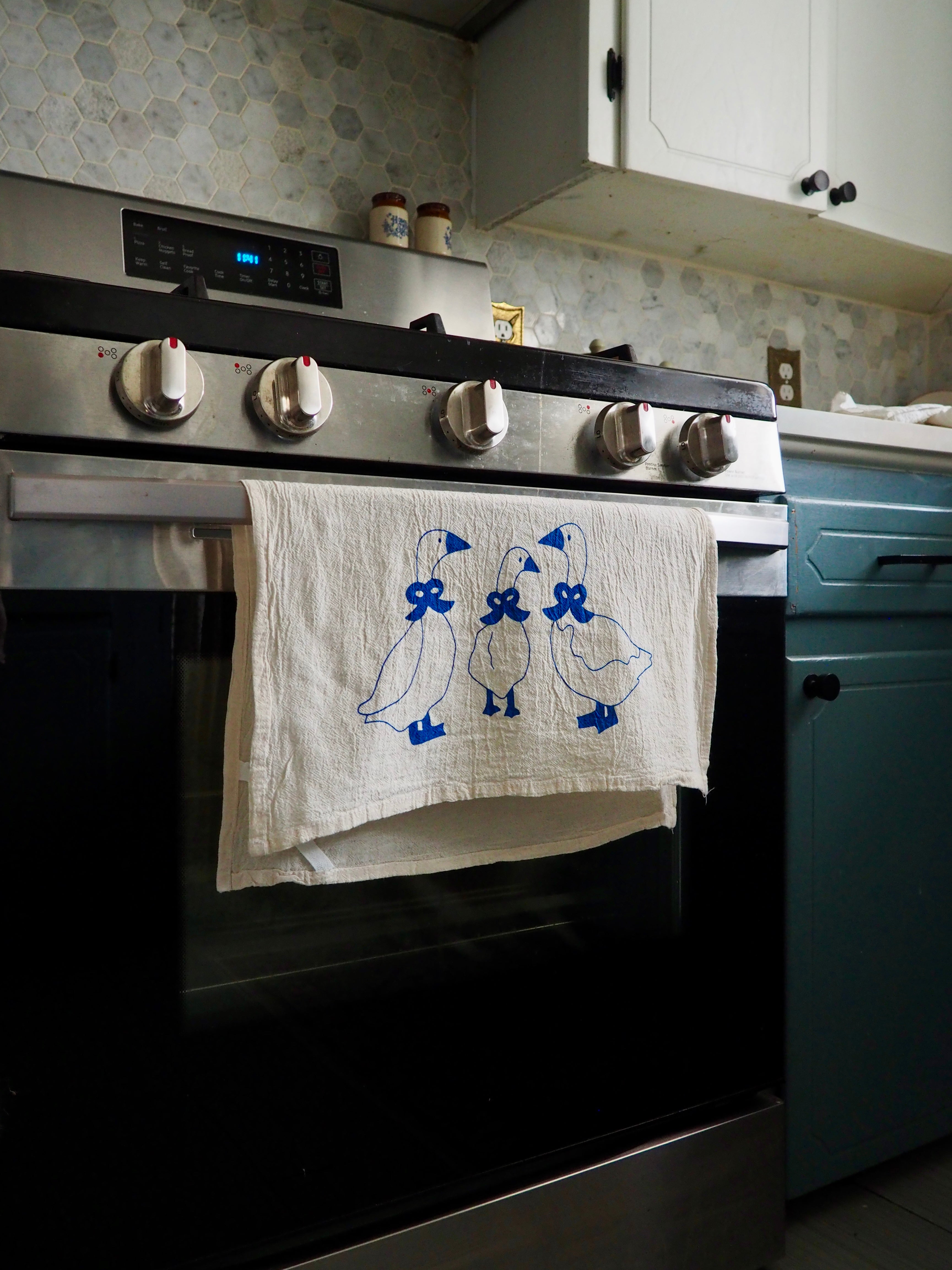 Geese Tea Towel