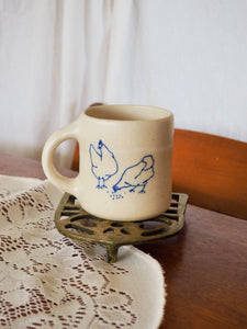 Chickens Eating Lunch Mug