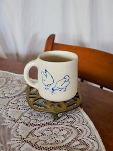Chickens Eating Lunch Mug