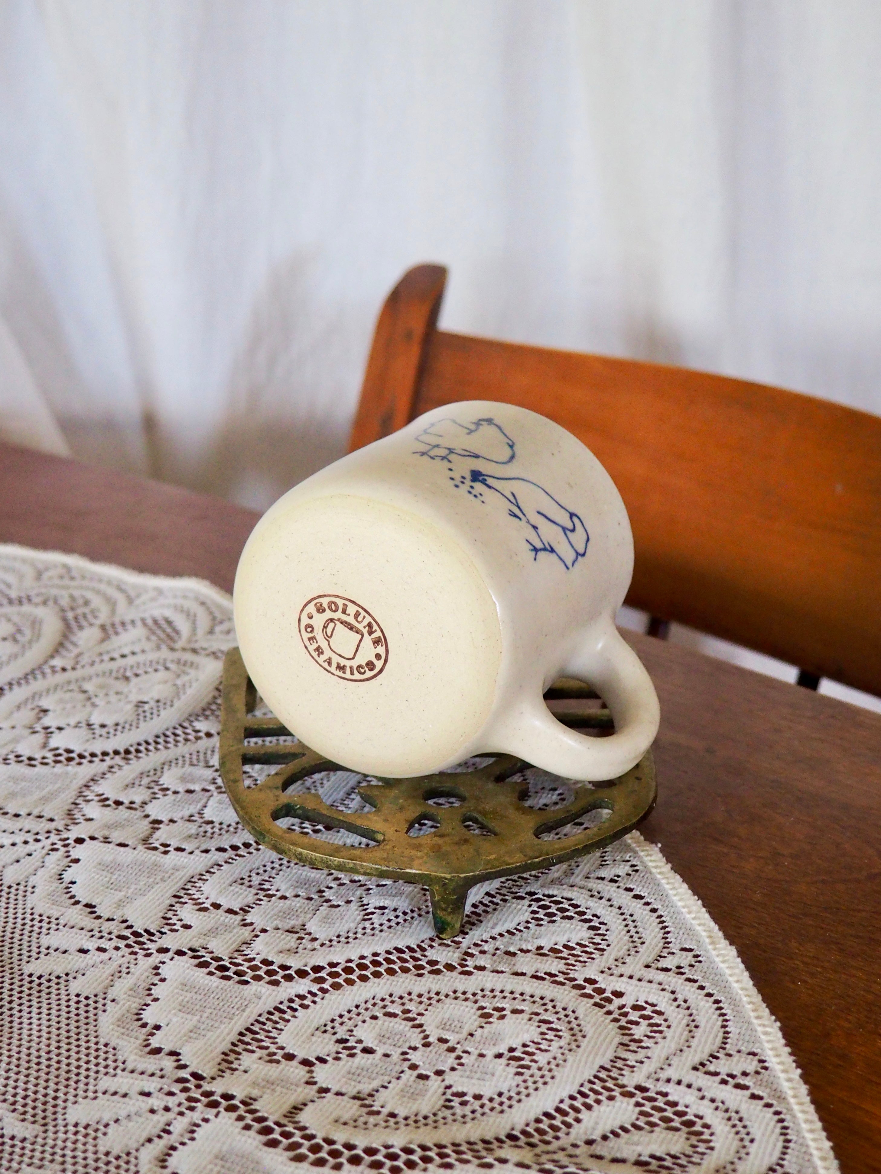 Chickens Eating Lunch Mug