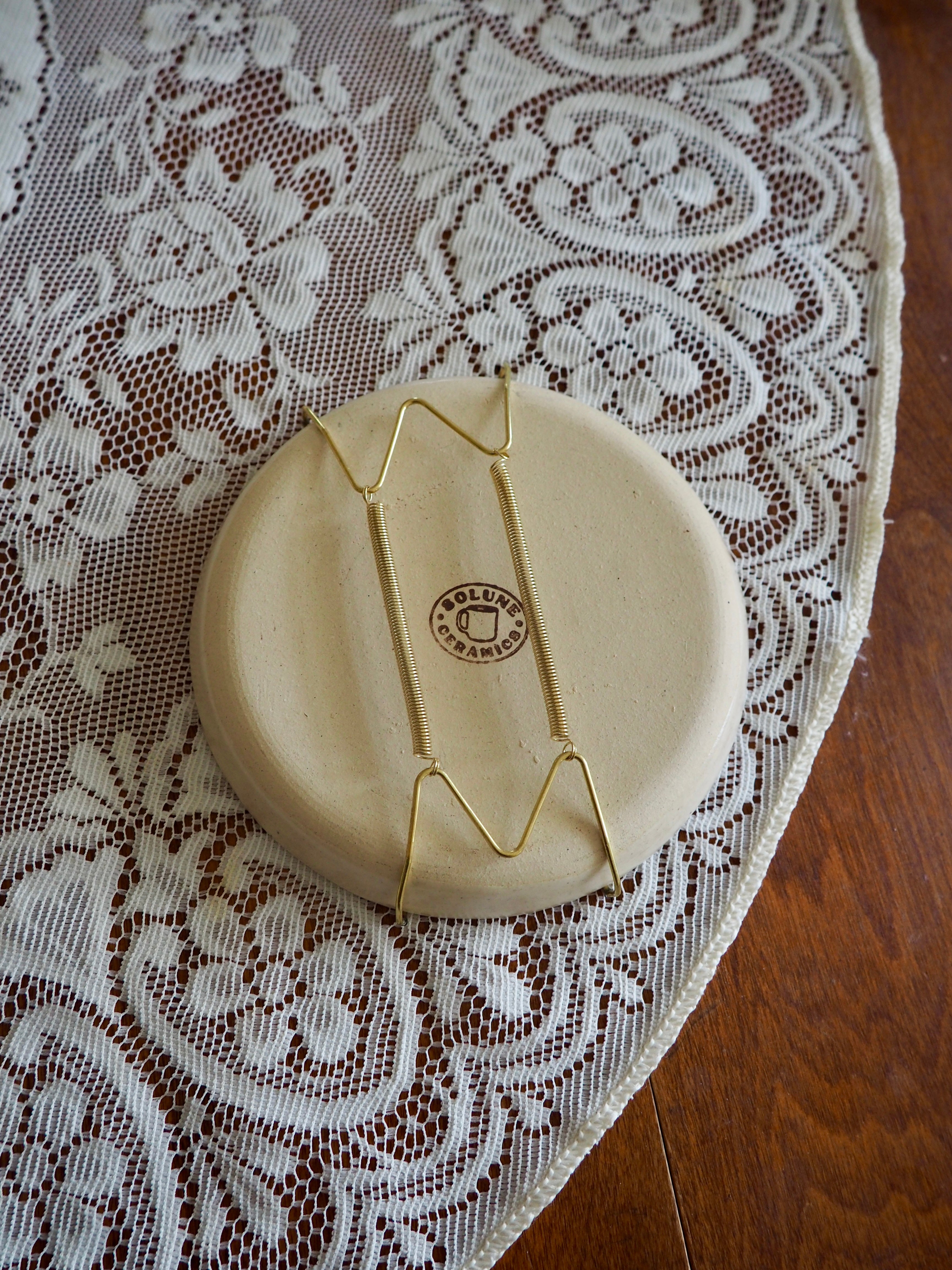 Cow Lined Edge Plate