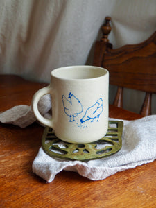 Chickens Eating Lunch Mug