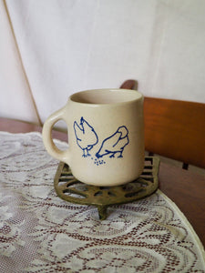 Chickens Eating Lunch Mug 2