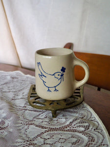 Bird with Flower Mug