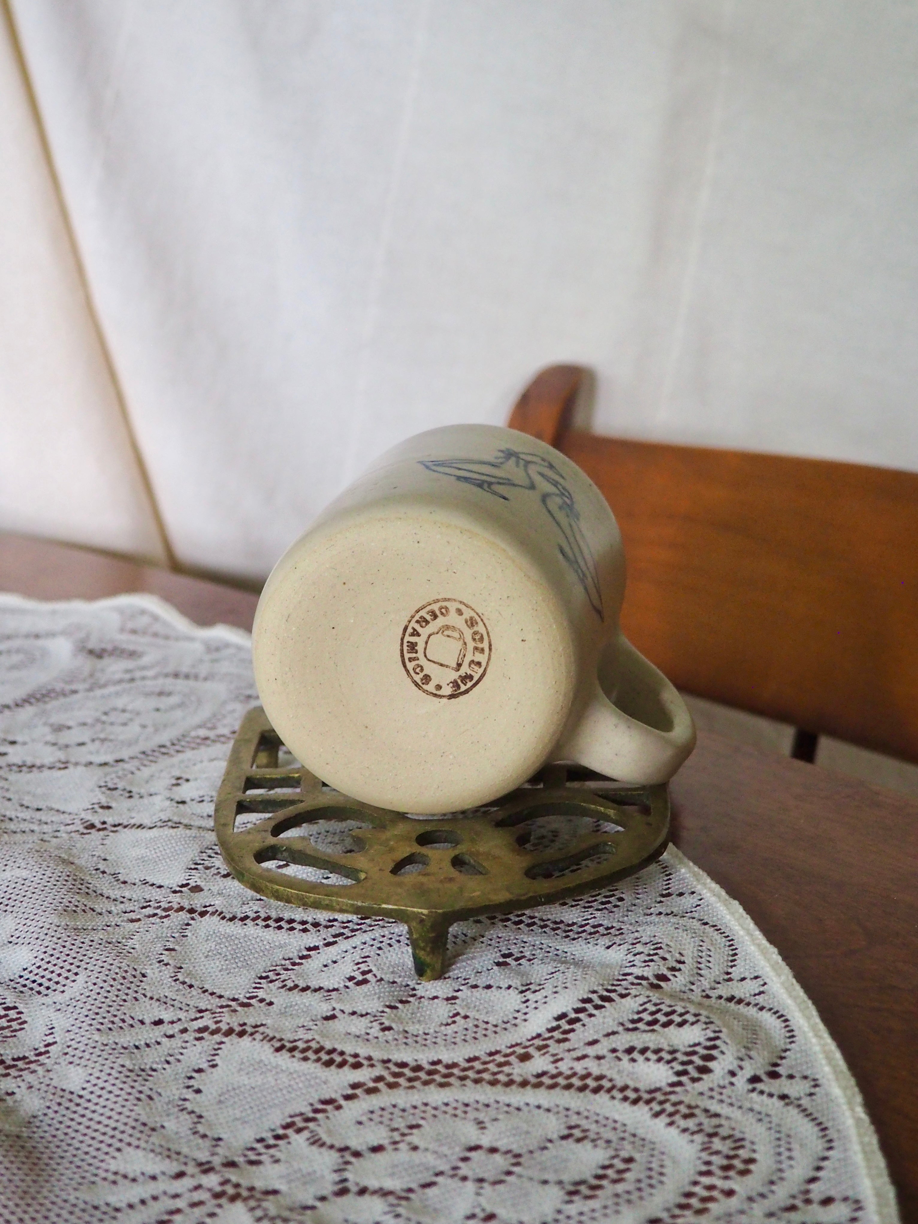 Two Ducks with Bows Mug 2