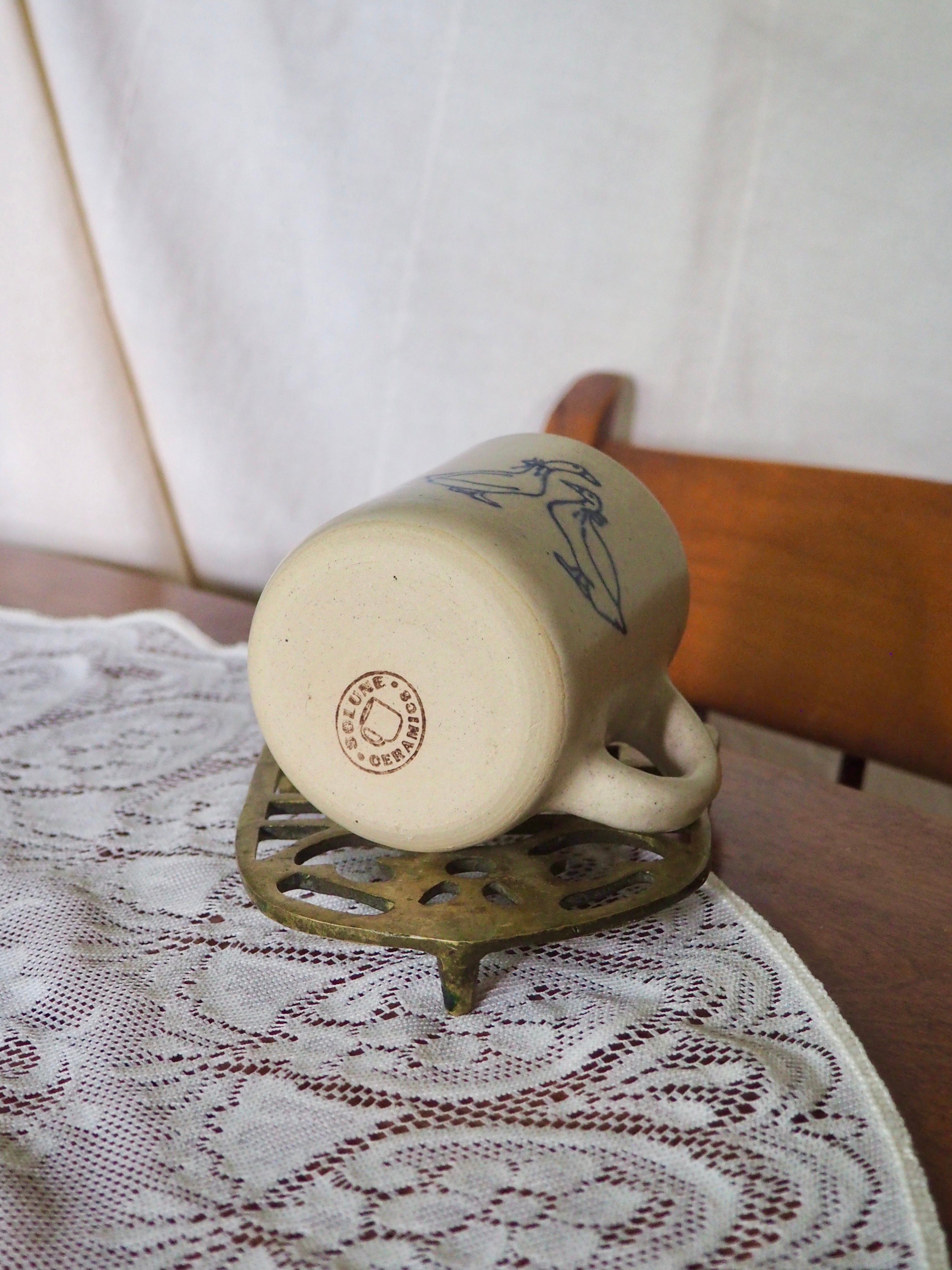 Two Ducks with Bows Mug 3