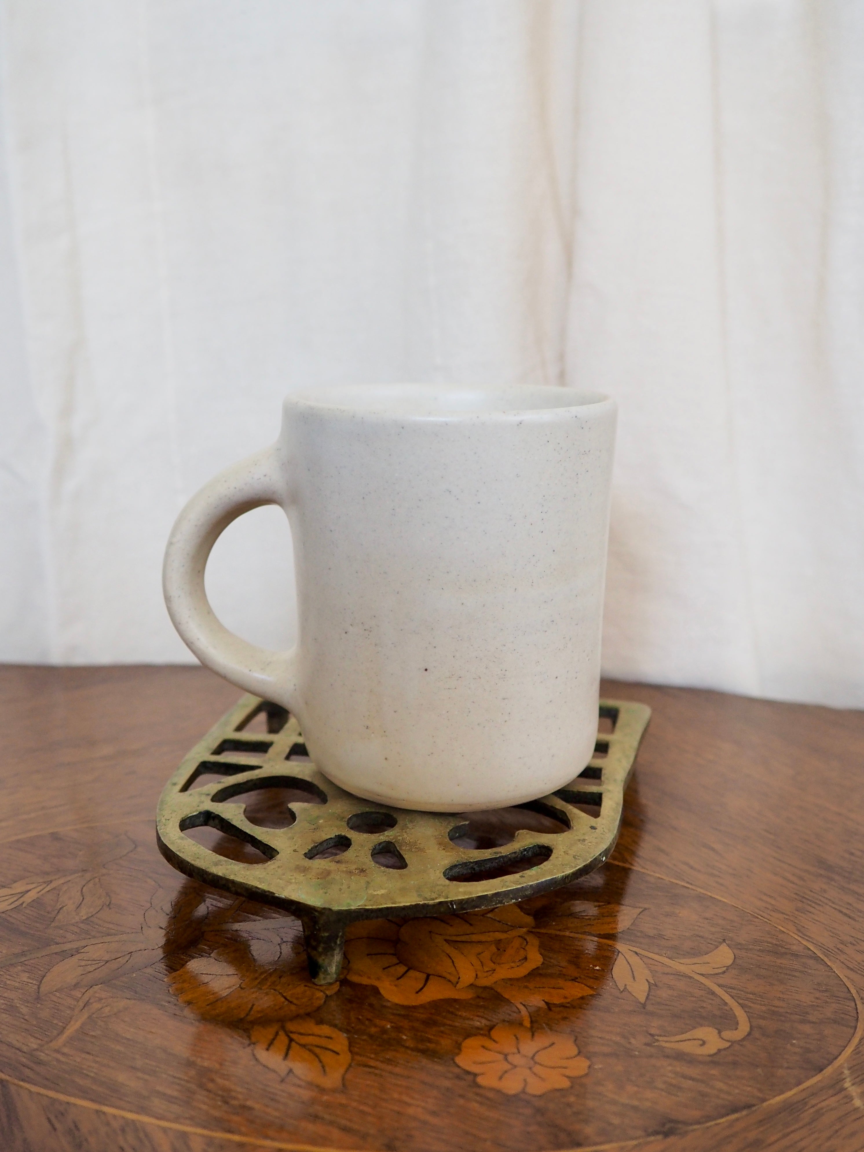 Pink and Blue Quilt Square Mug