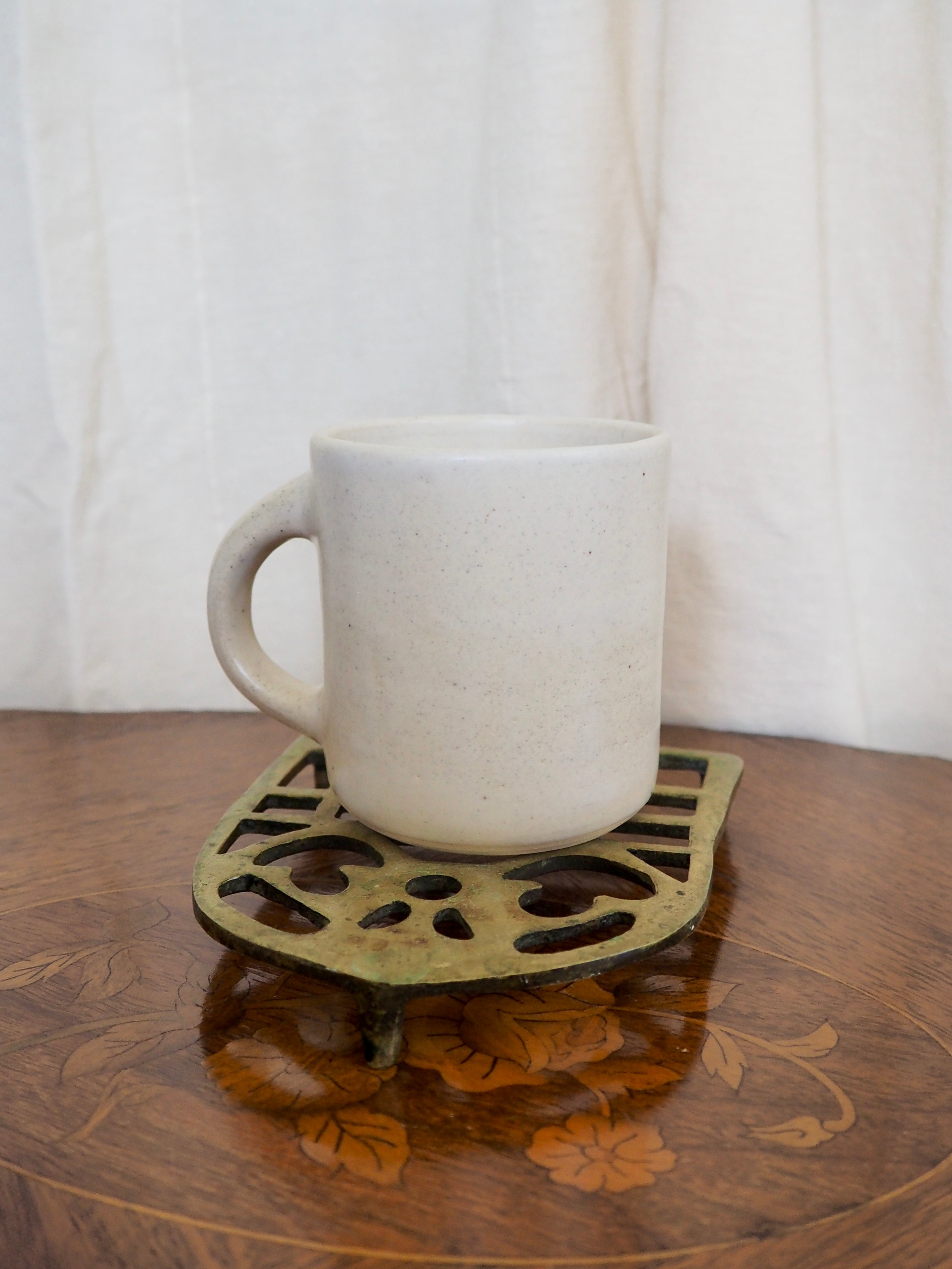 Yellow and Blue Quilt Square Mug