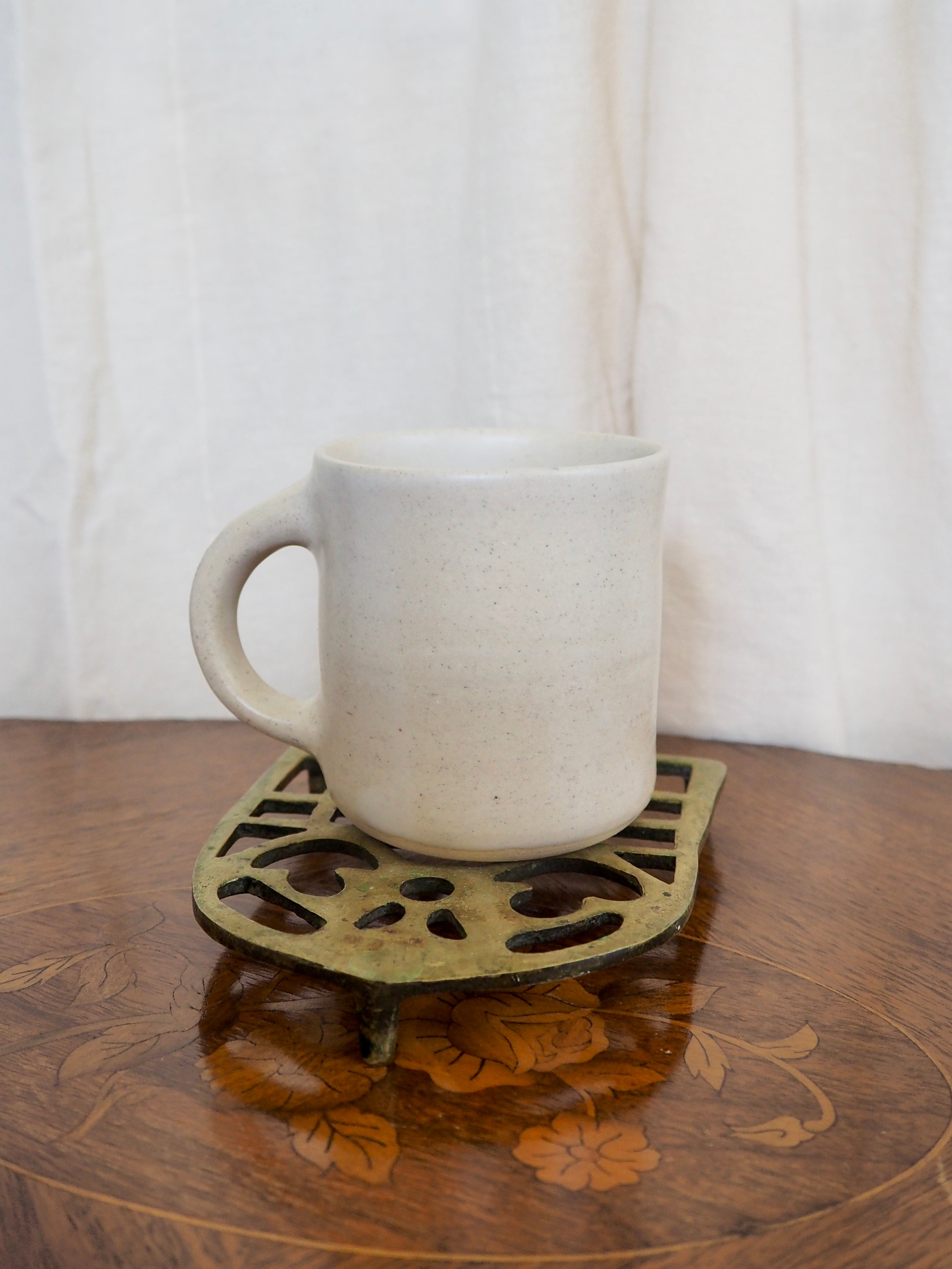 Purple and Green Quilt Square Mug