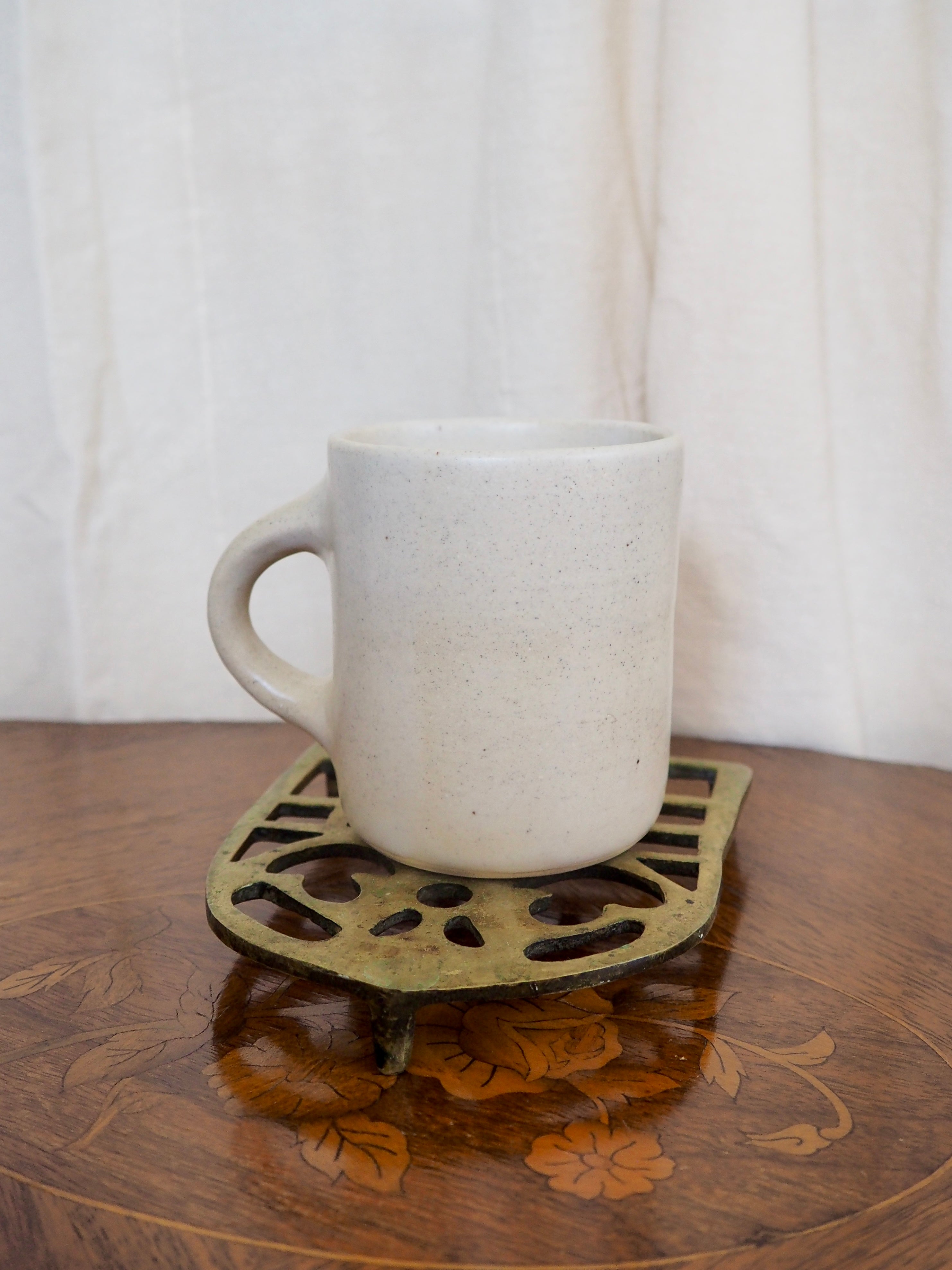 Pink and Green Quilt Square Mug
