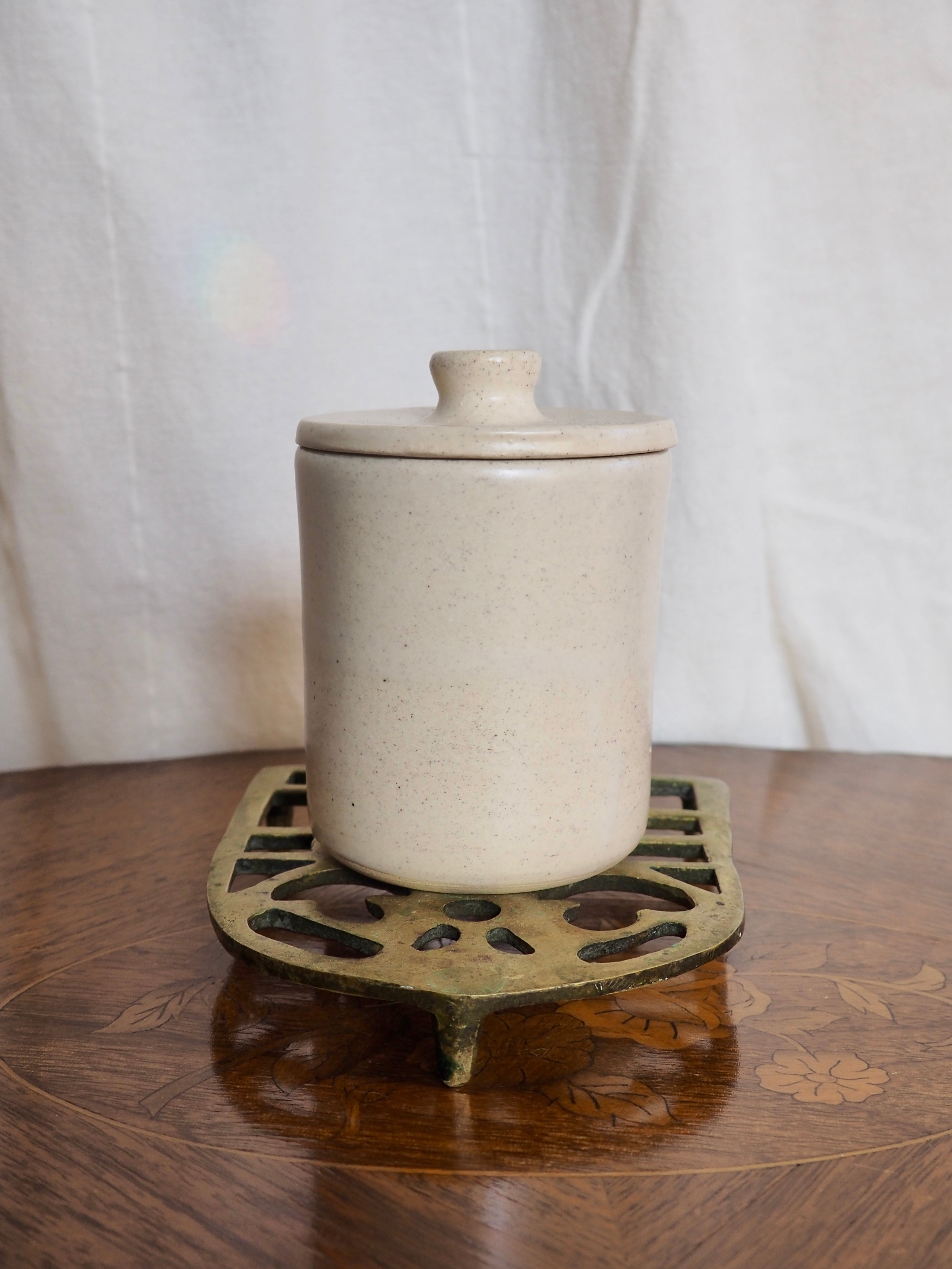 Three Geese Lidded Jar