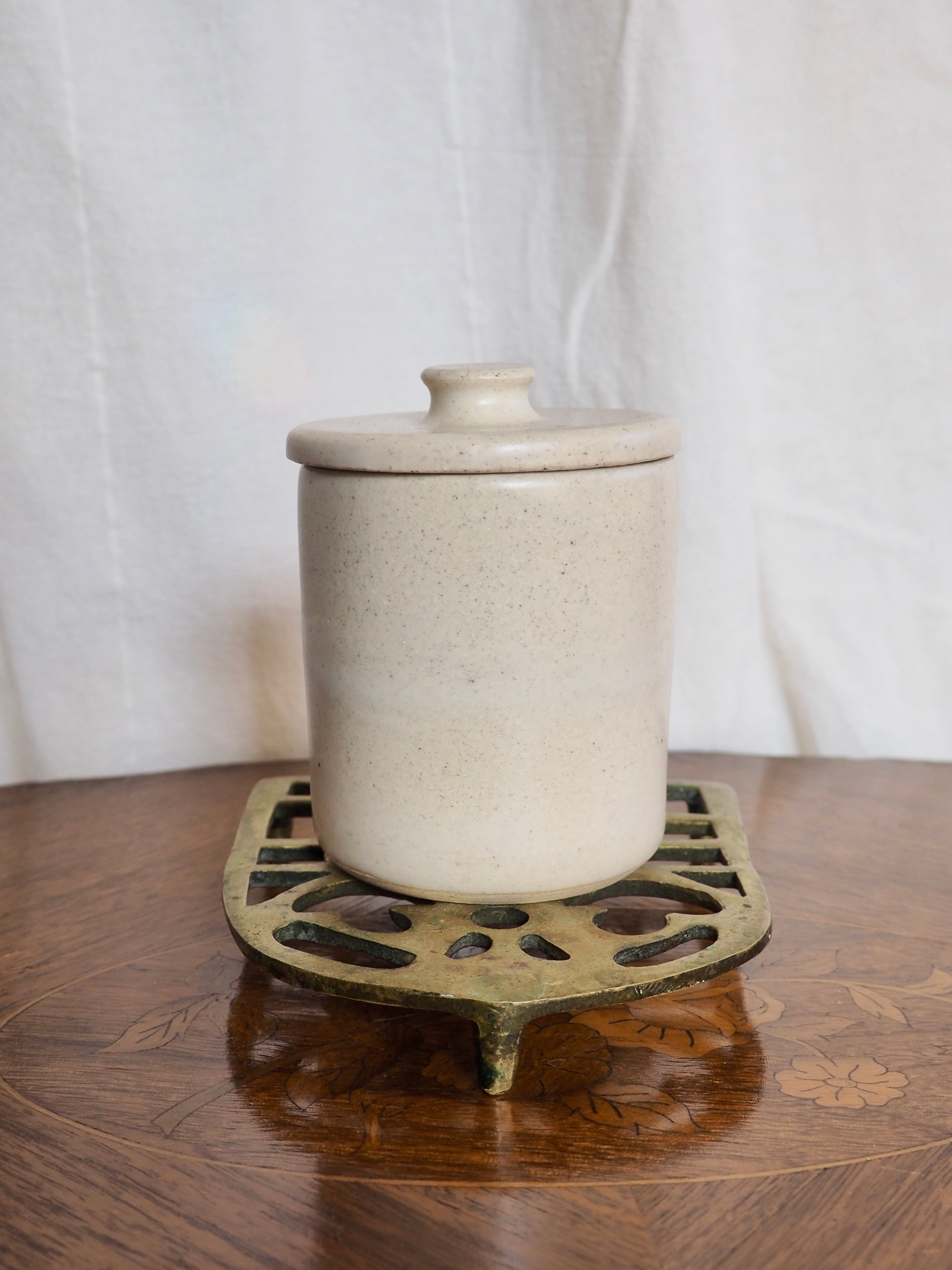 Three Ducks Lidded Jar