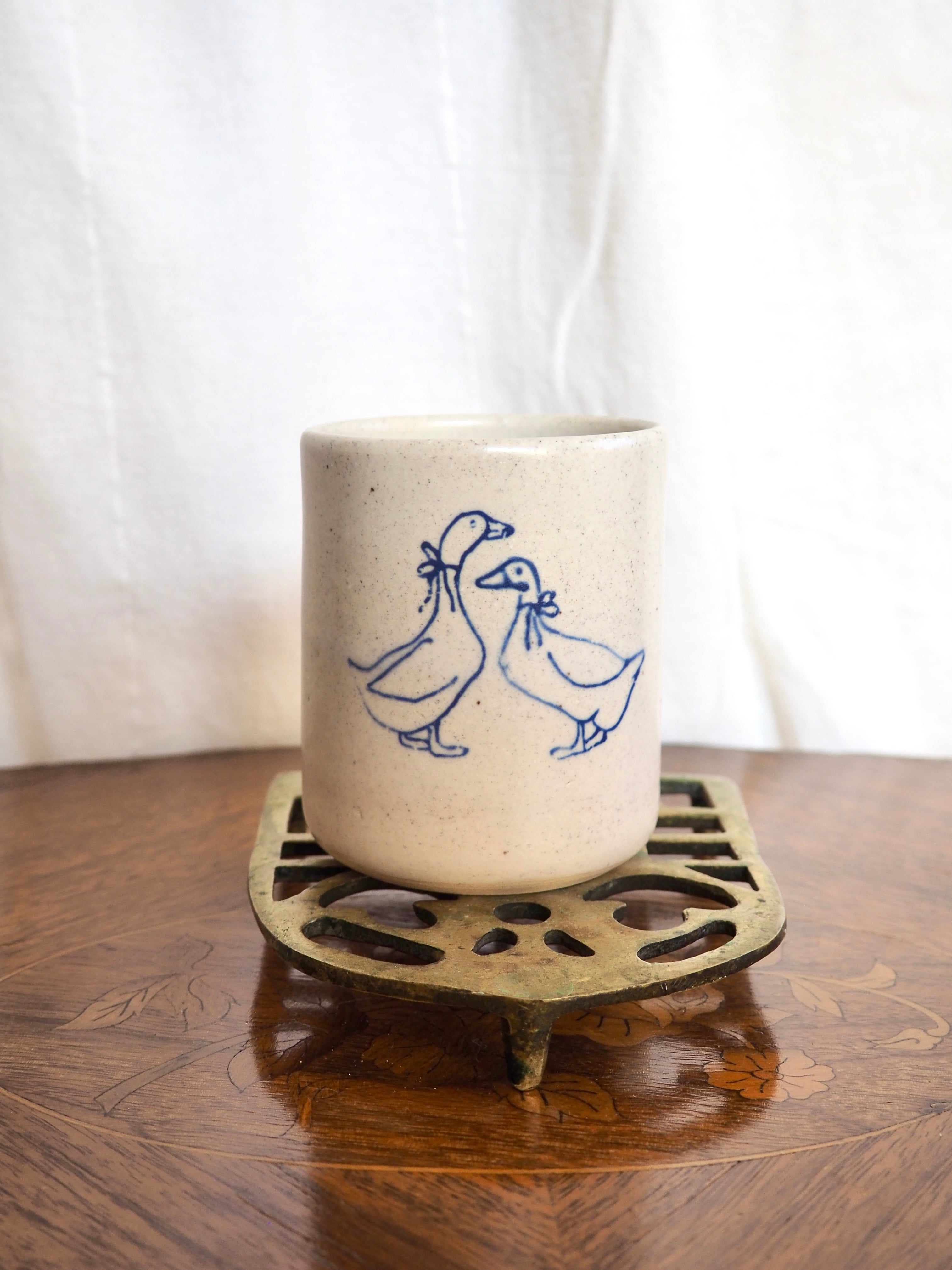 Two Ducks Drinking Cup