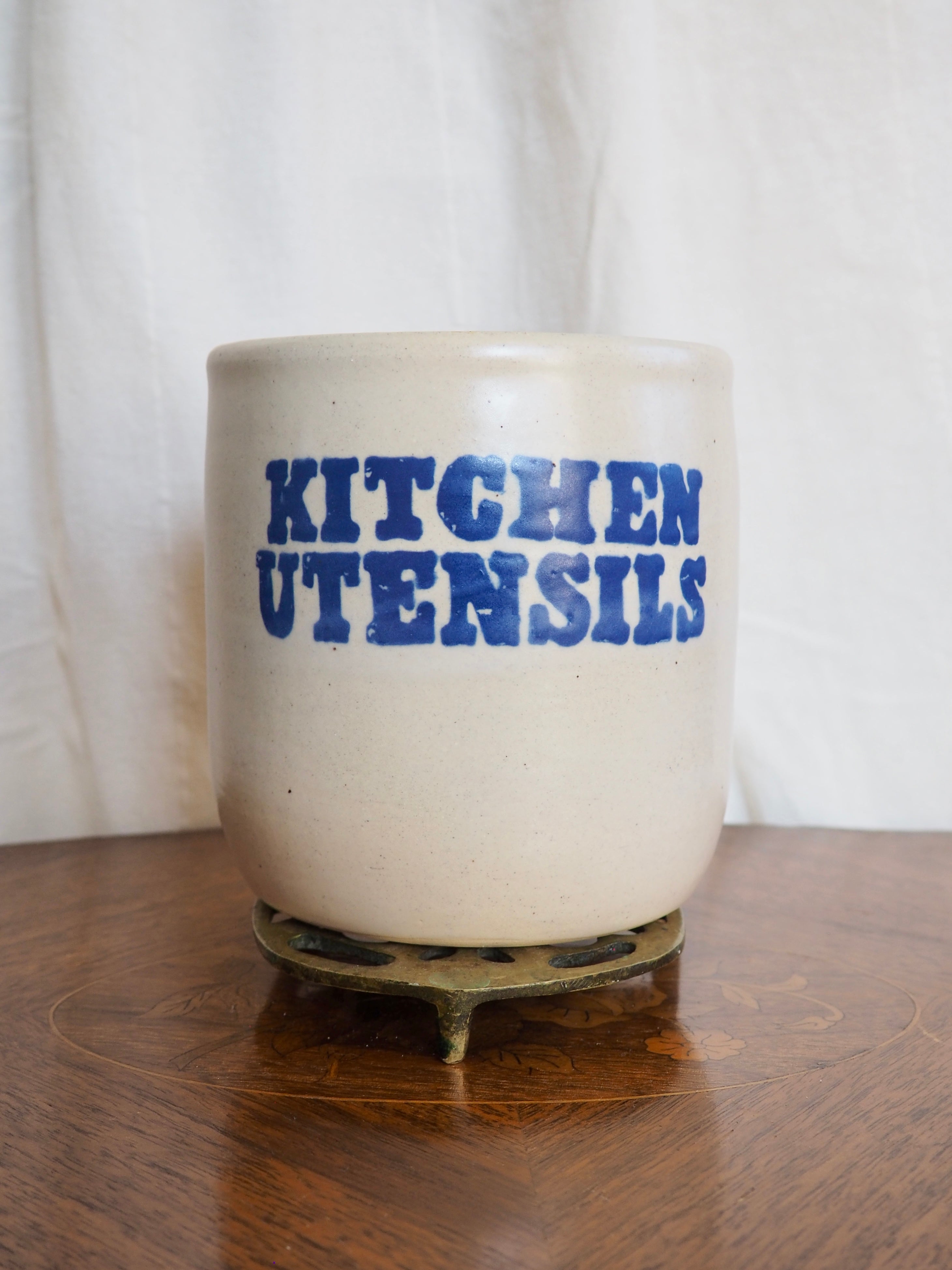 Large Kitchen Utensils Crock