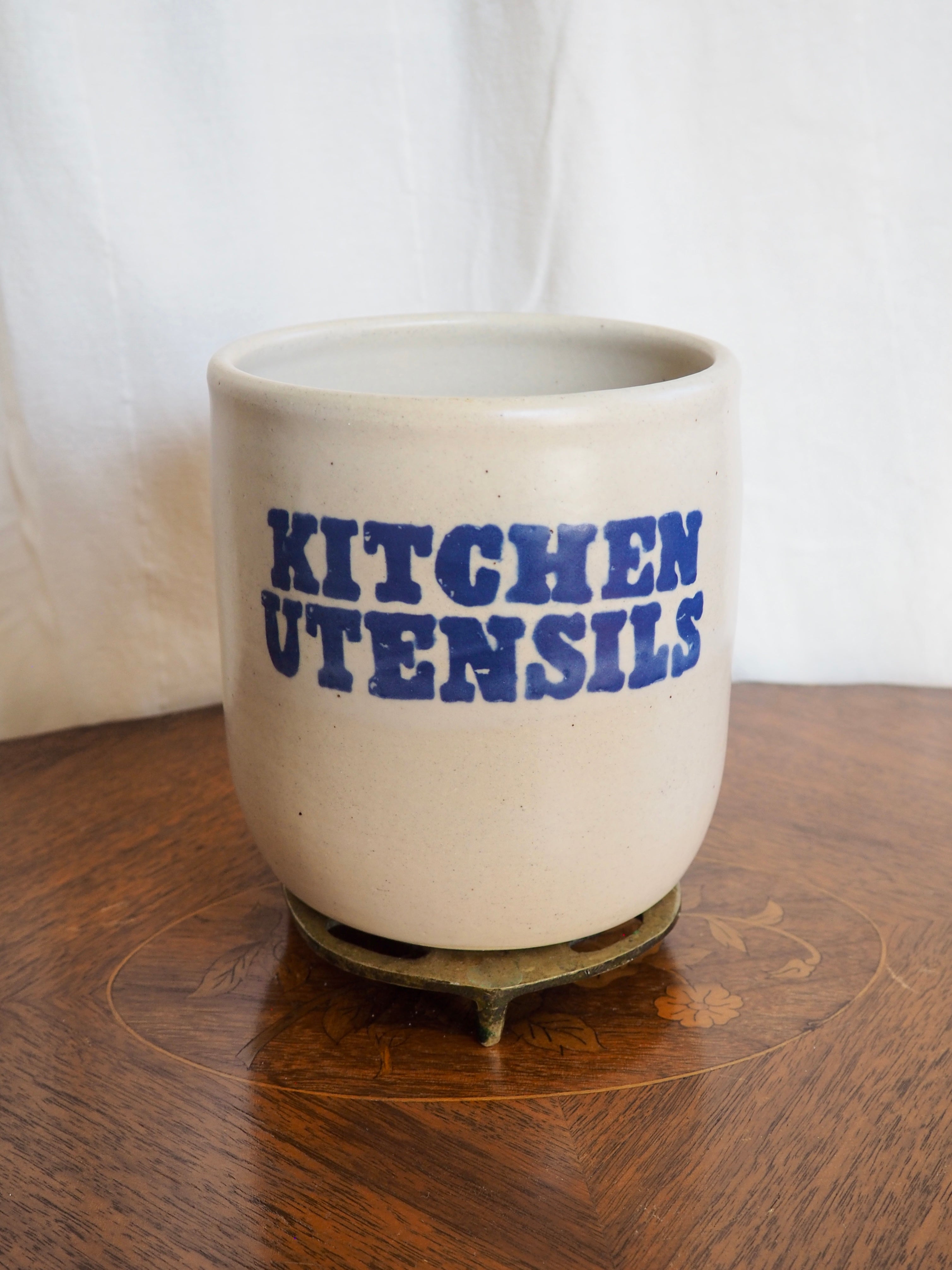 Large Kitchen Utensils Crock