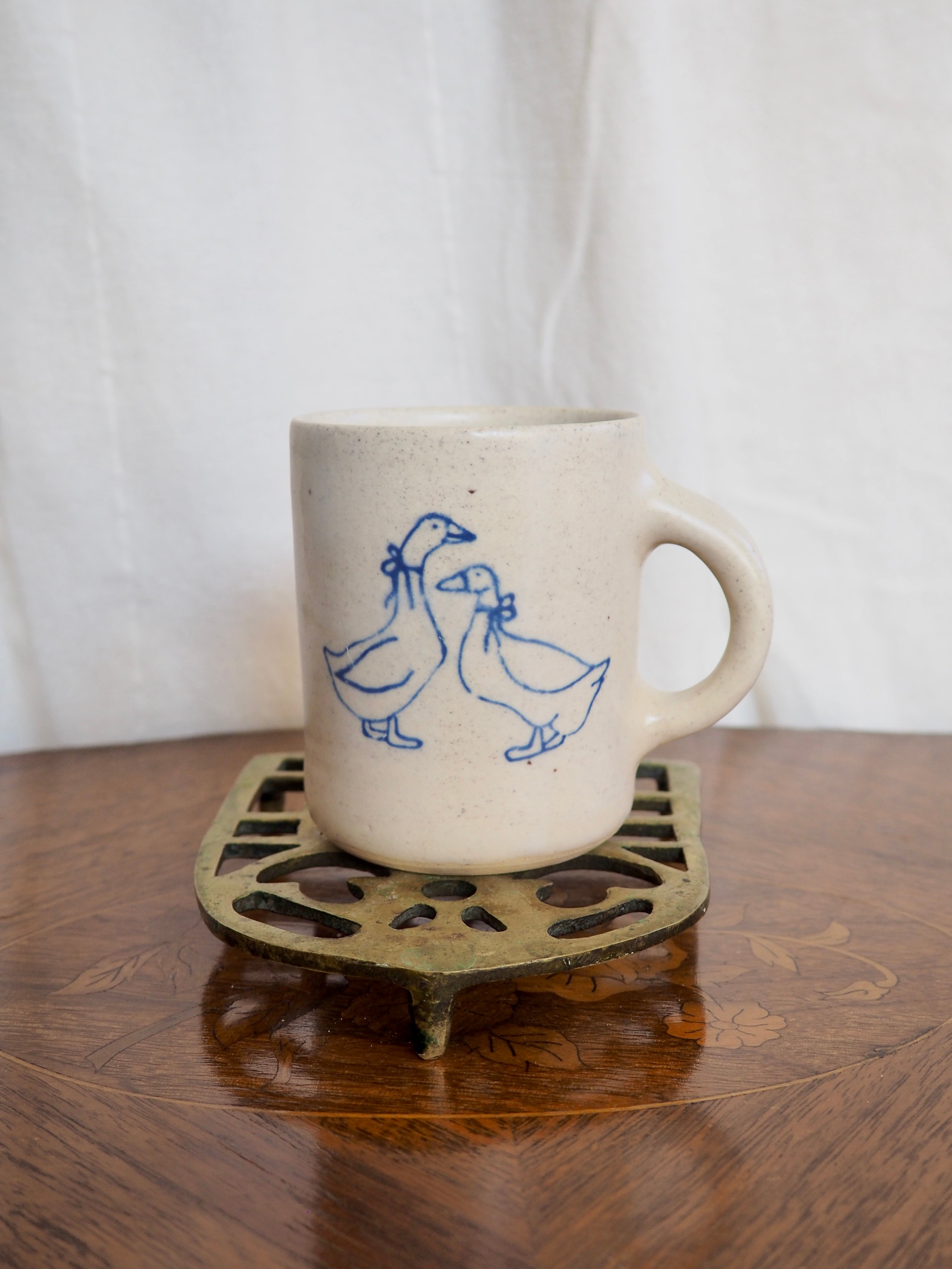 Two Ducks with Bows Mug