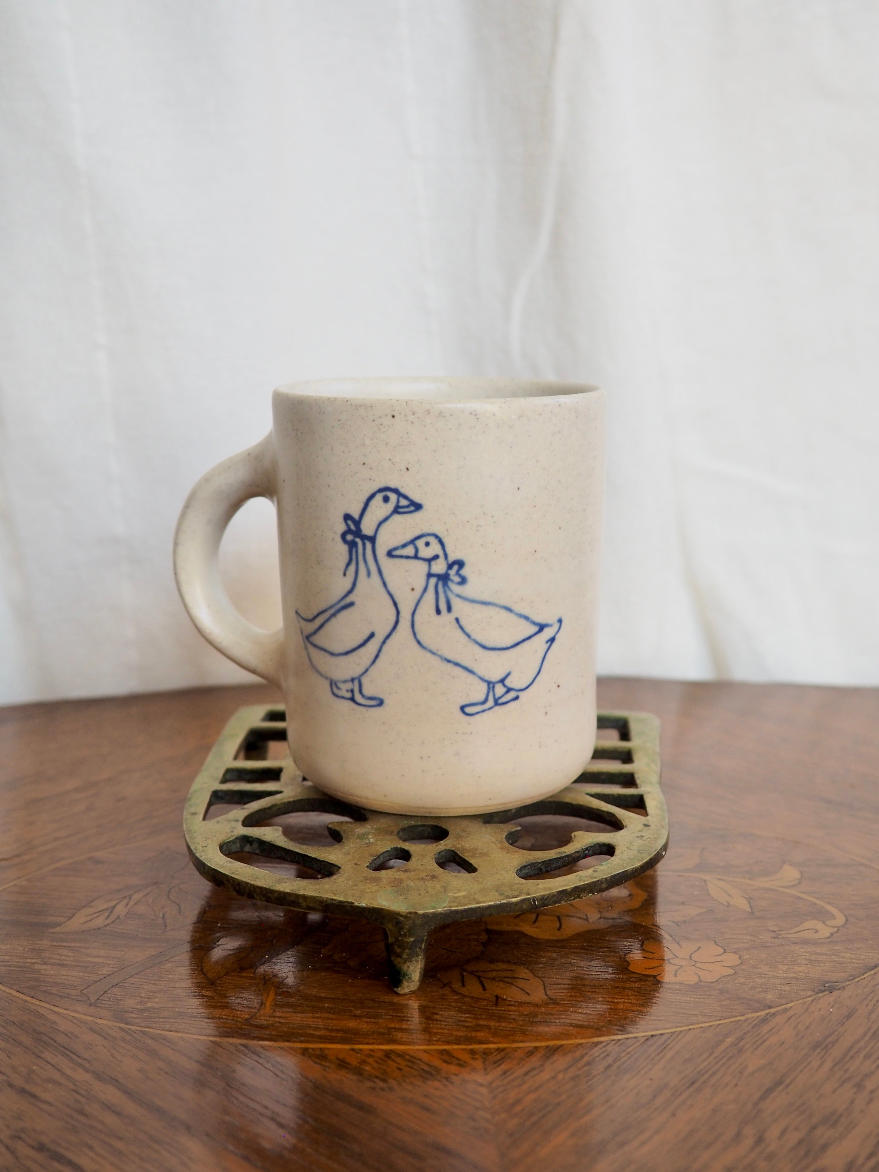 Two Ducks with Bows Mug