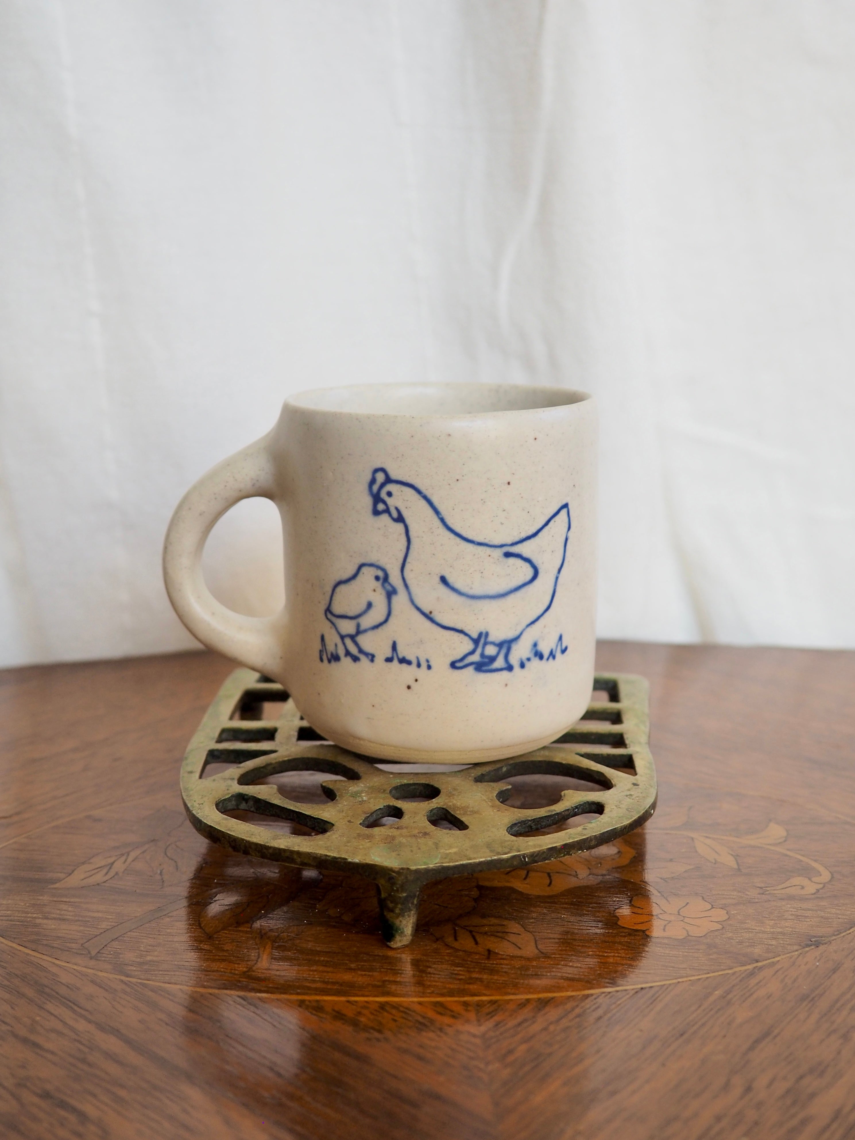 Baby Chicken and Mom Mug