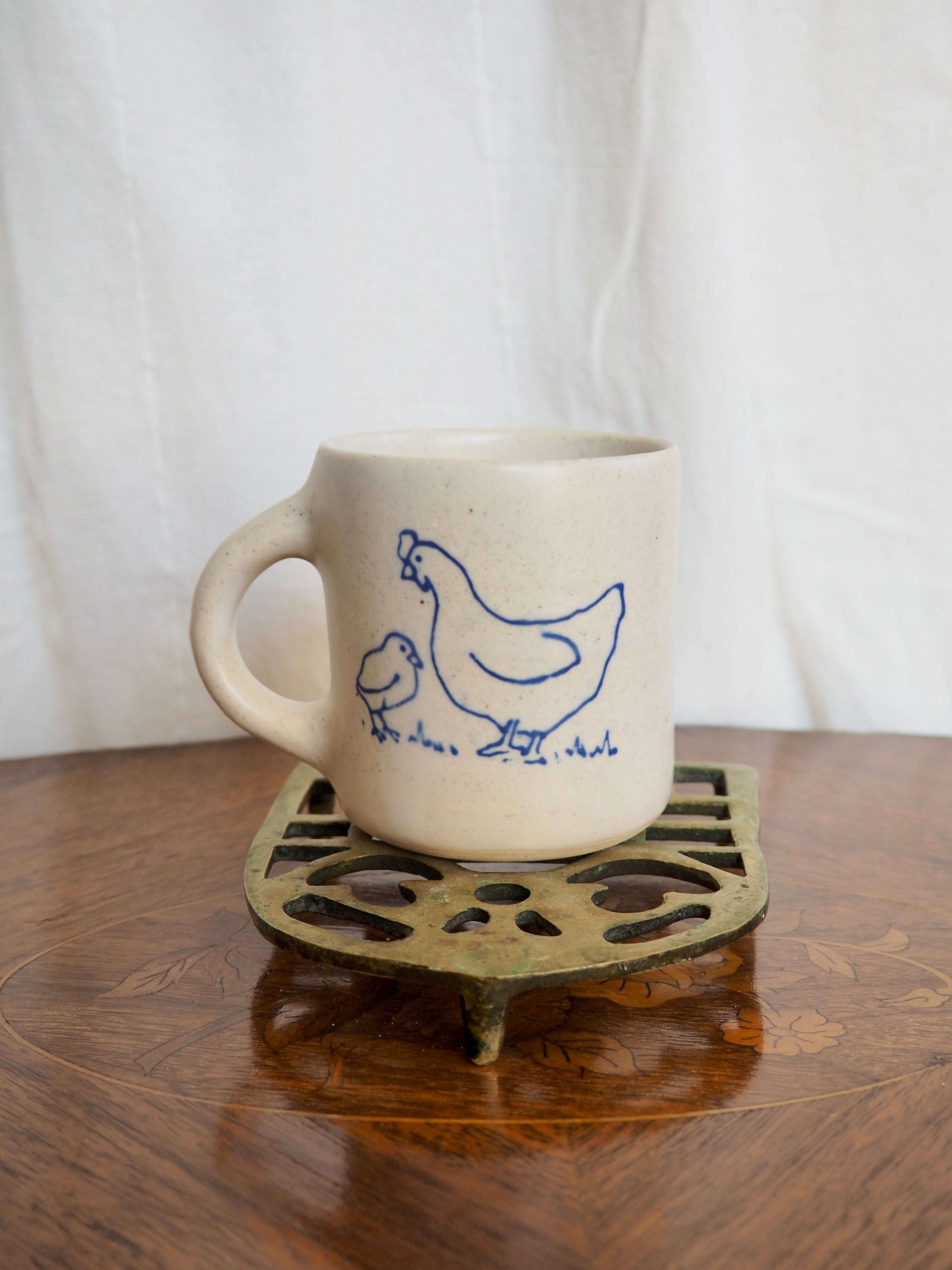 Baby Chicken and Mom Mug 2
