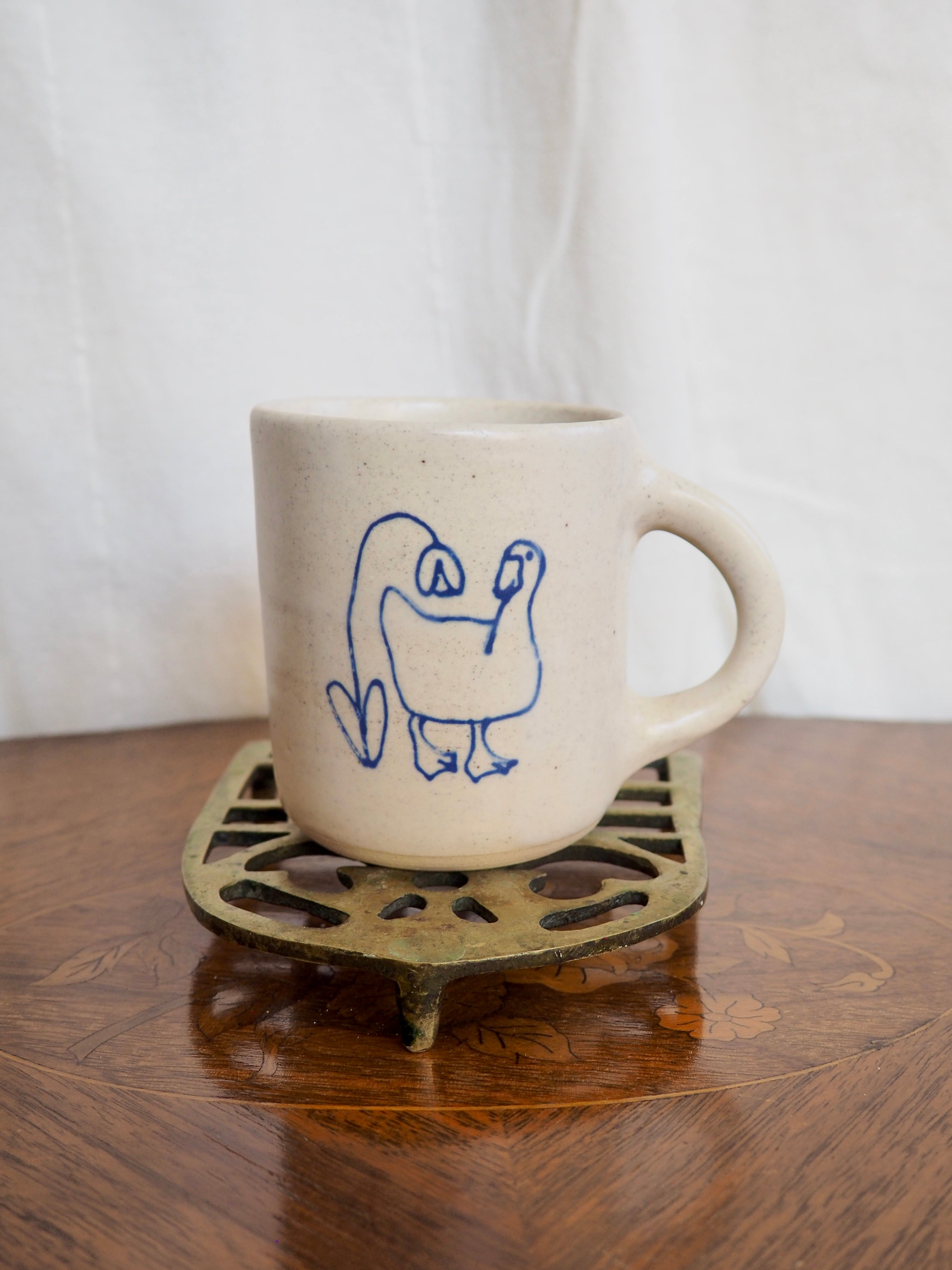 Goose with Tulip Mug