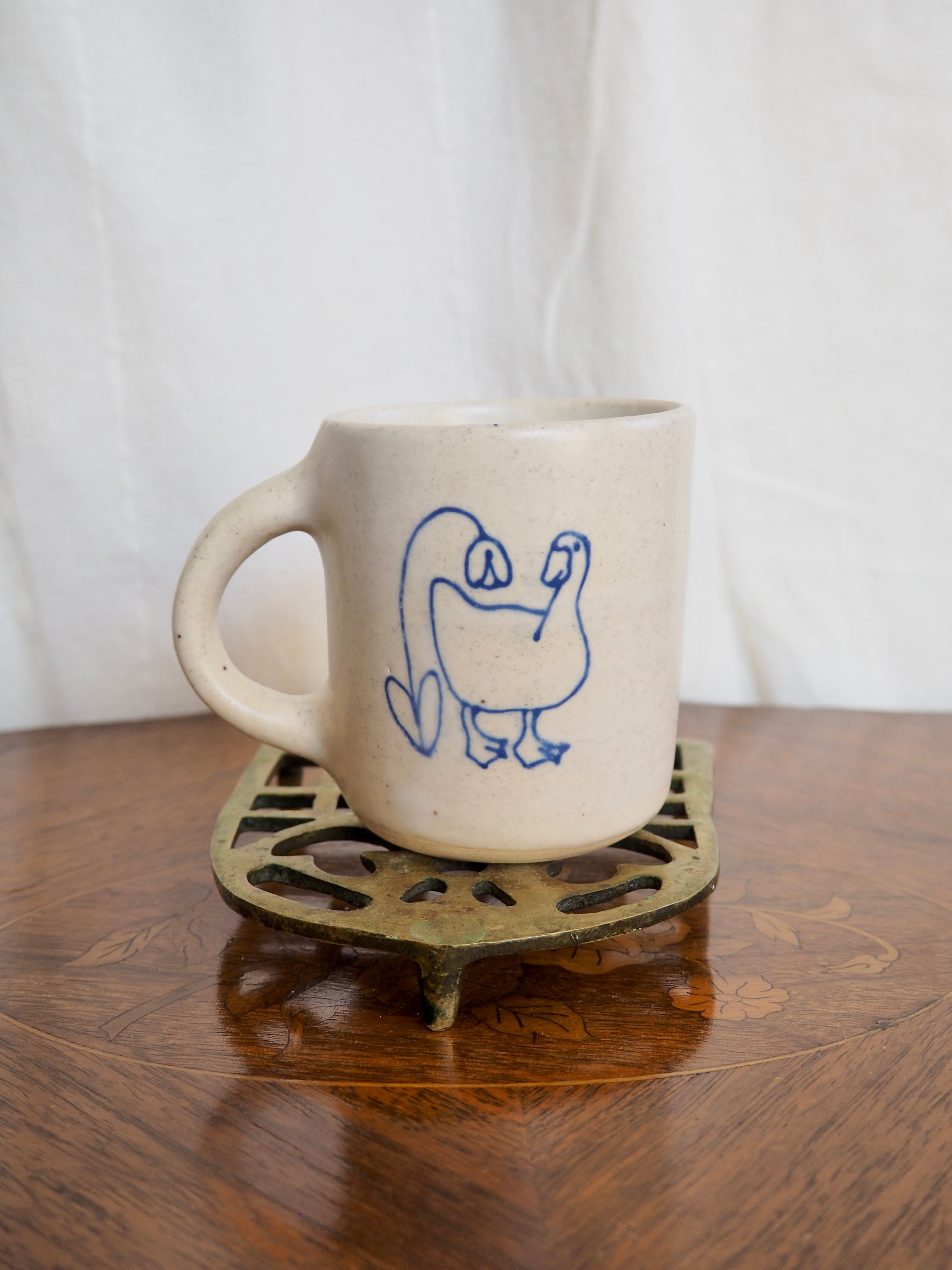 Goose with Tulip Mug