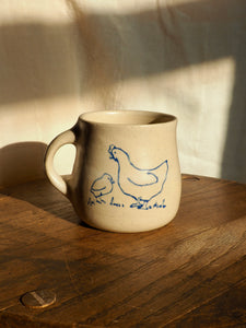 Chicken and Chick Rounded Mug