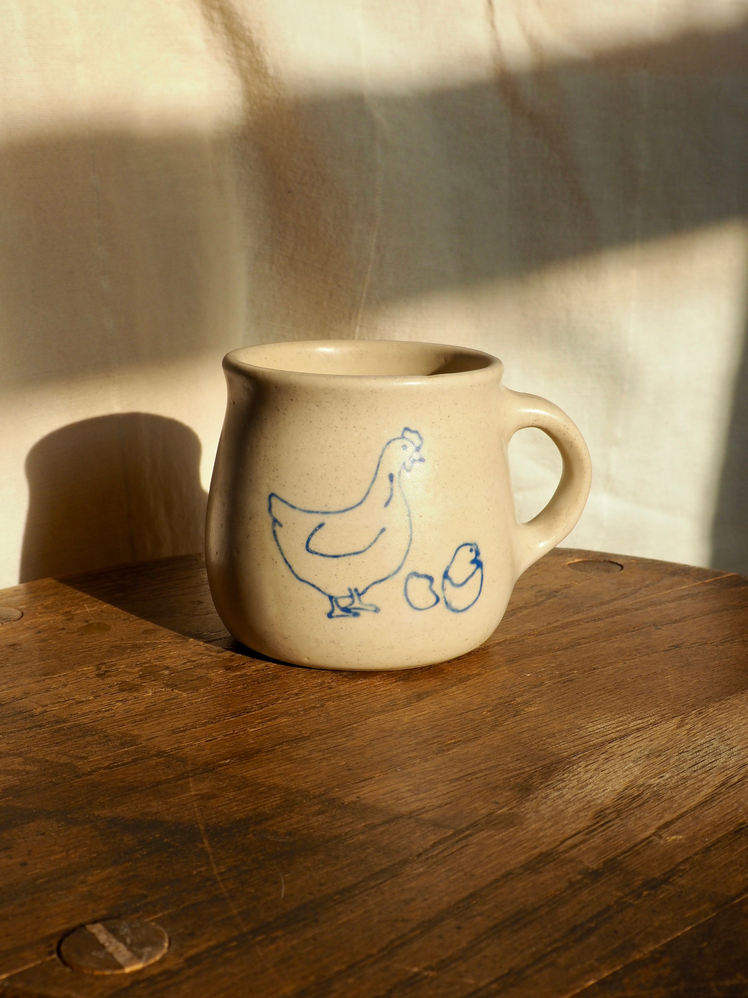 Chicken and Hatched Egg Rounded Mug