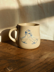 Duck with Bows Rounded Mug