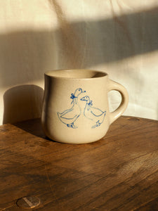 Duck with Bows Rounded Mug