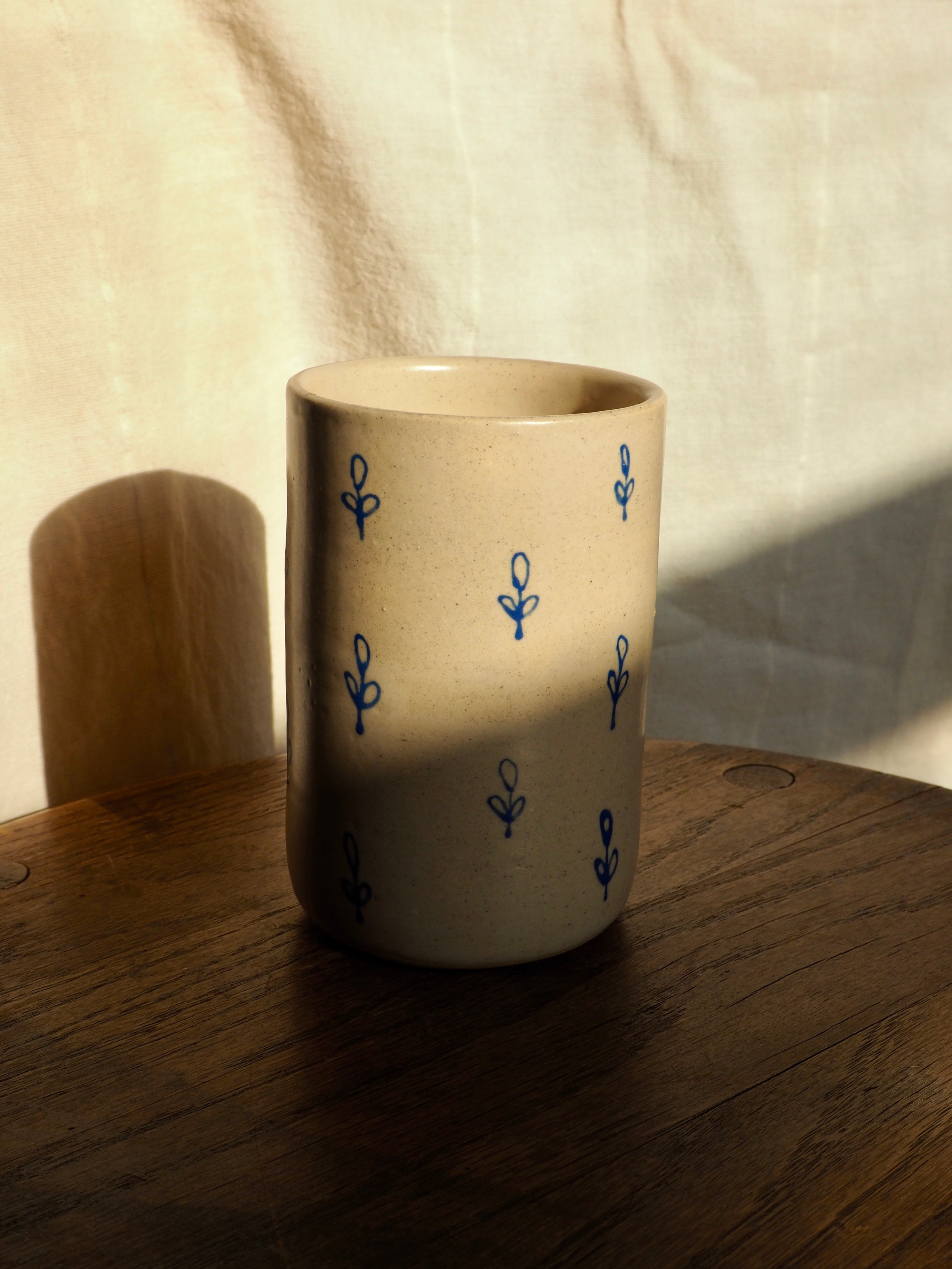 Blue Leaves Cup