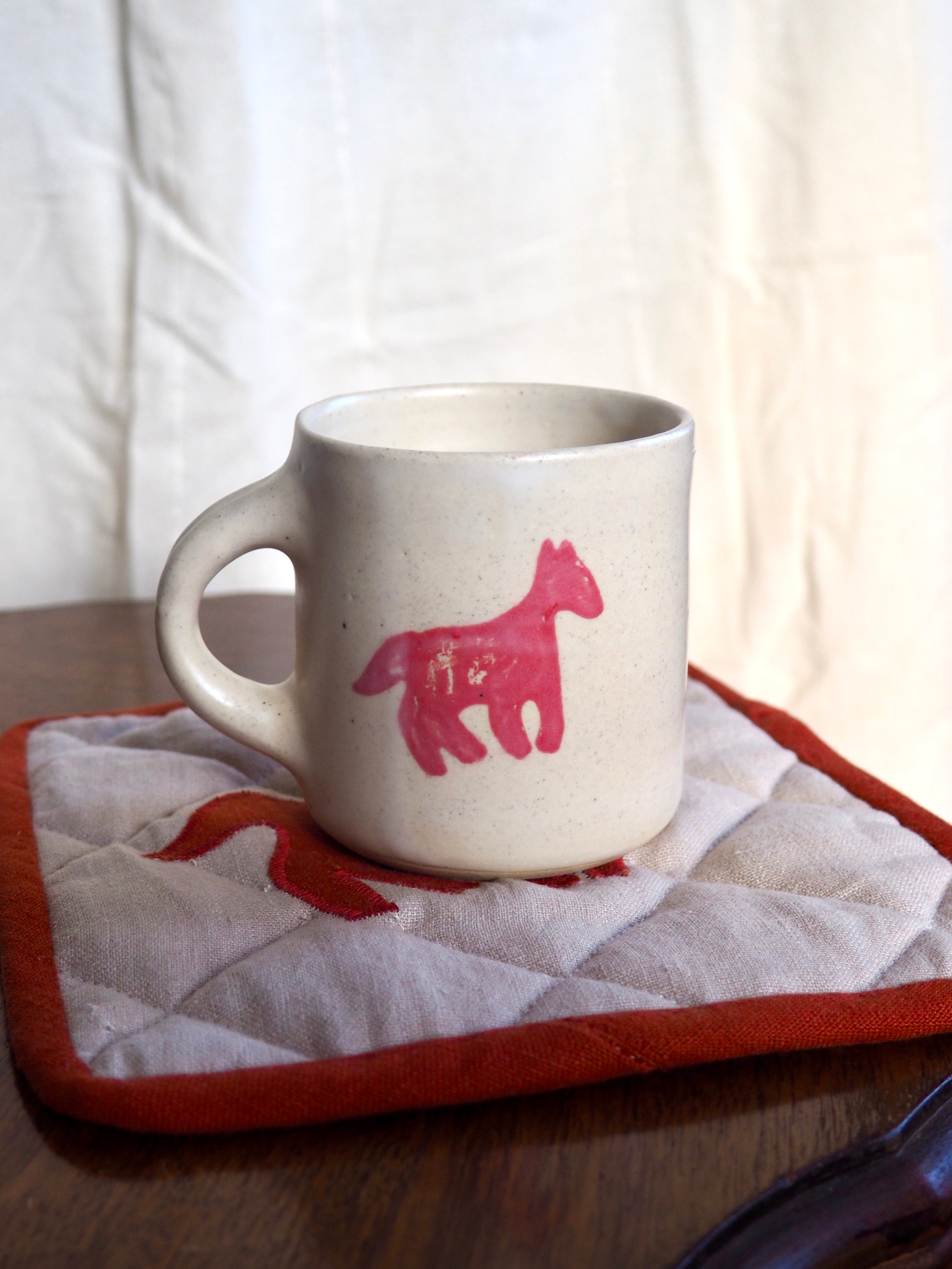 Solune Ceramics x Mini & Mae Quilts Horse Set