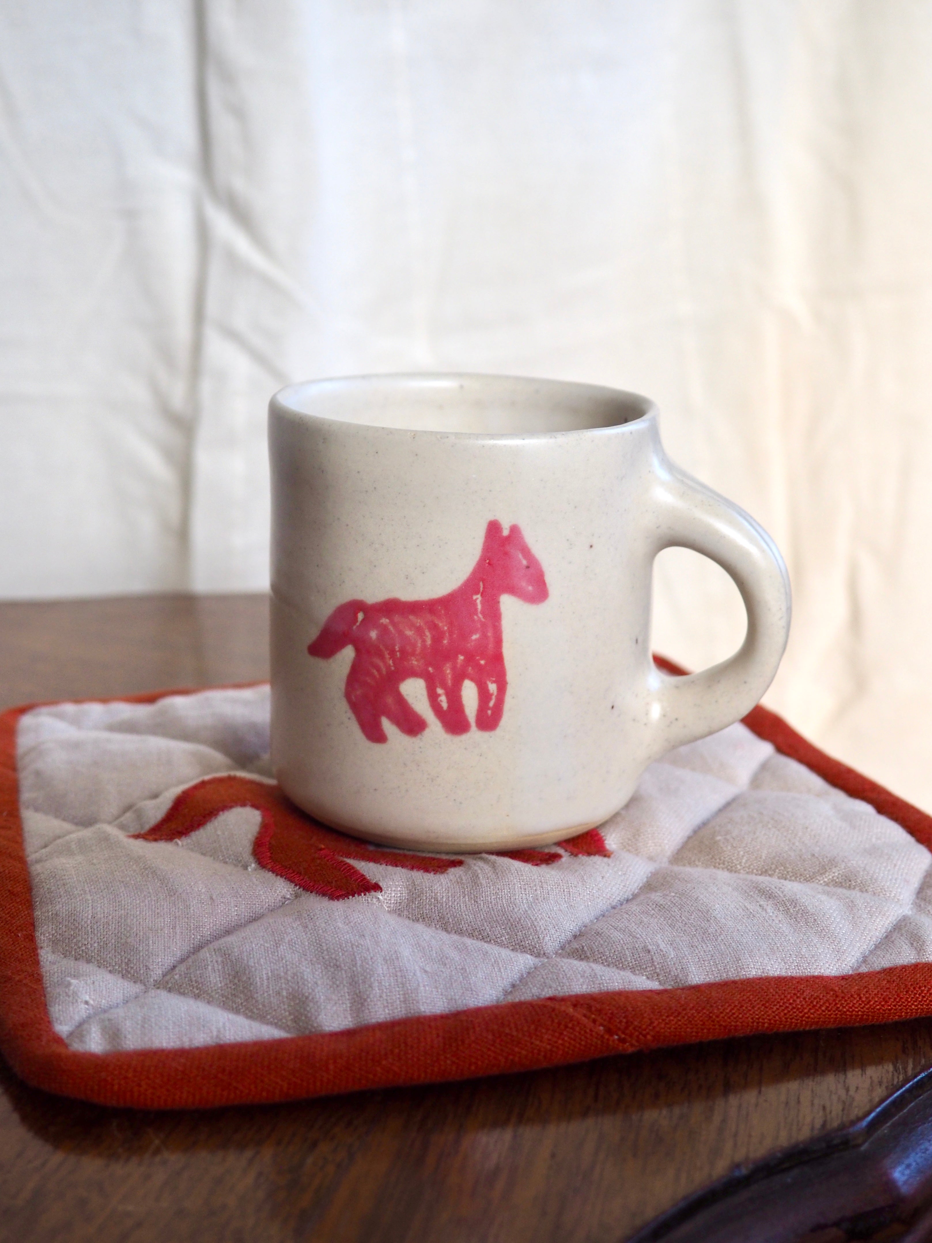 Solune Ceramics x Mini & Mae Quilts Horse Set