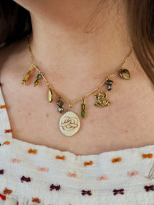 Pretzel Charm Necklace